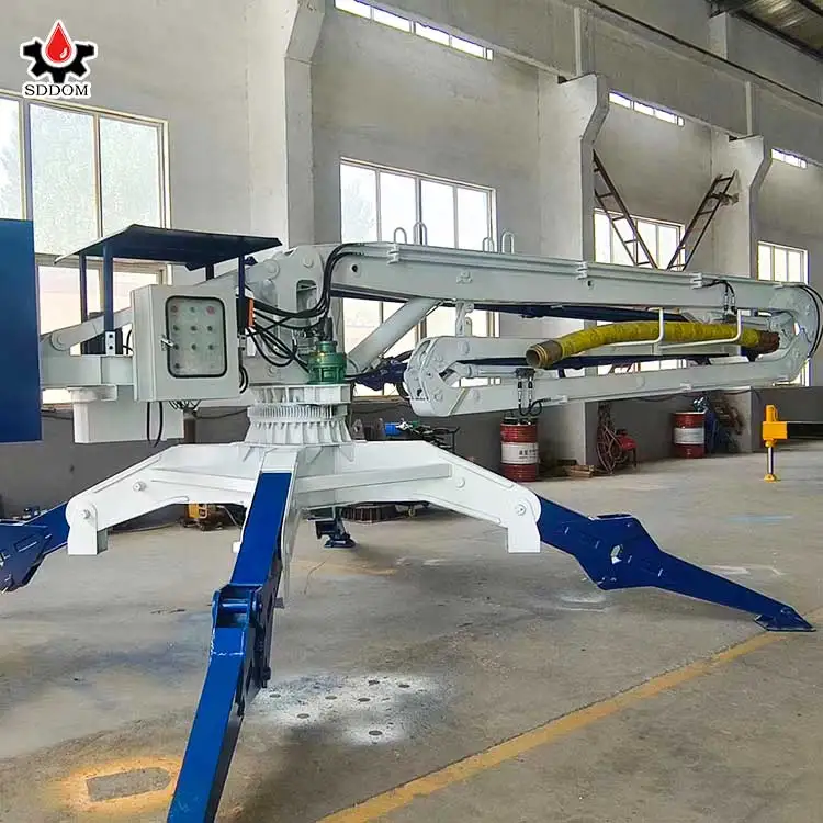 Mobile hydraulic pump ce concrete spreader placing boom 13m 15m 17m 21m and 23m for sale