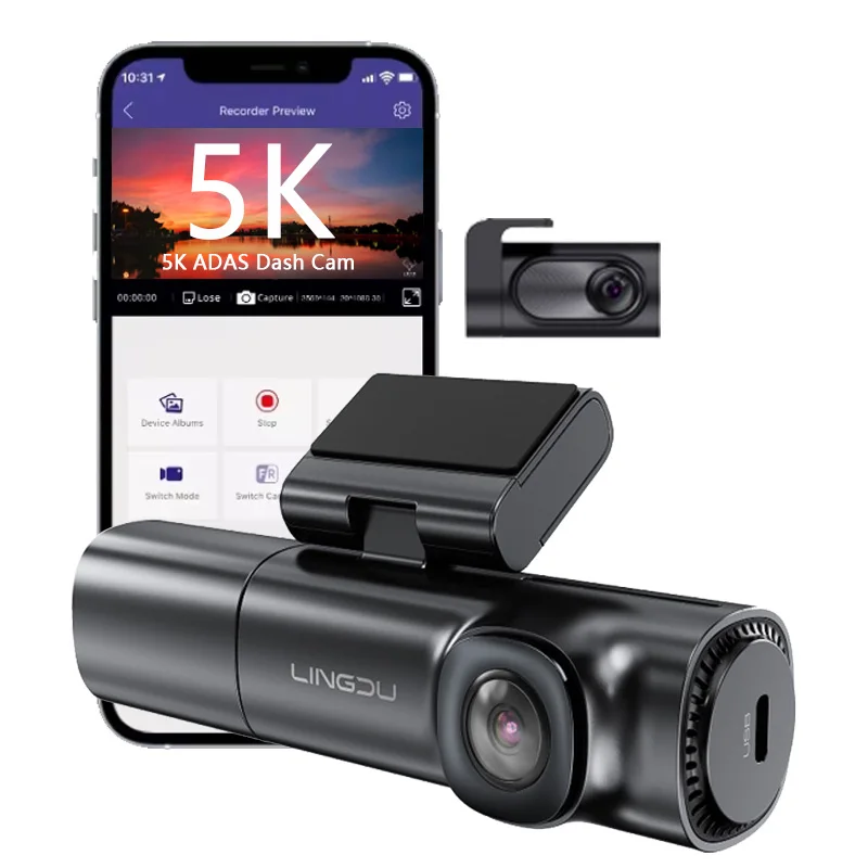 LINGDU LD08 3CH ADAS Ai DASH CAM High Quality Smart Vehicle Blackbox DVR Car Camera Recorder Driving Camera