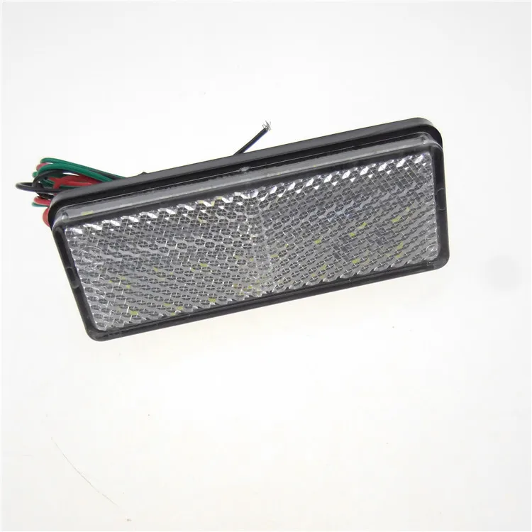 Матовый черный корпус для мотоцикла прямоугольные прозрачные линзы янтарные фонари задний светодиодный стоп-сигнал фонарь ходовой сигнал поворота