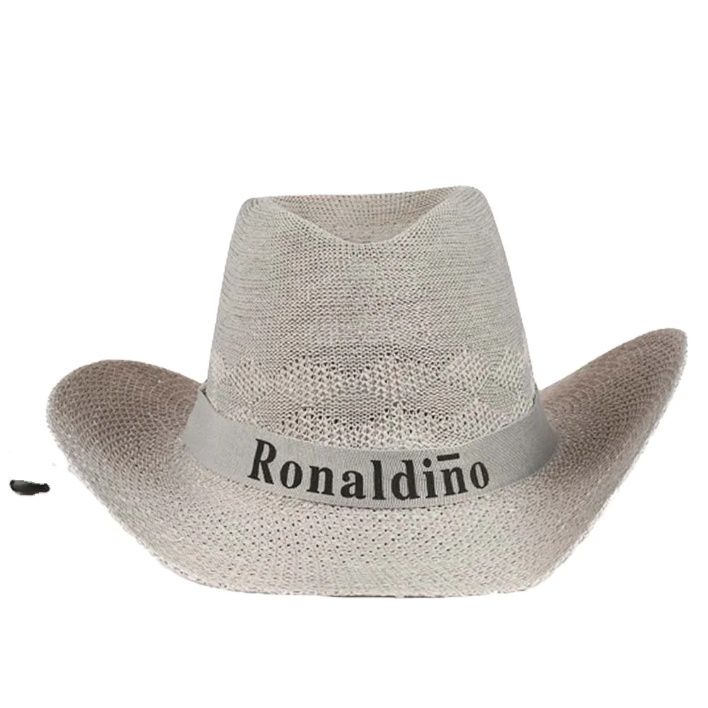 fashion promotional cowboy hat cheap custom cowboy straw hat