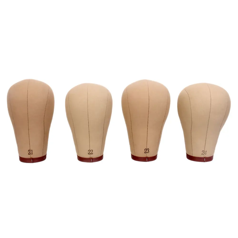 Cork Canvas Head For Wig Making Canvas Mannequin Head Wig Stand Crok canvas block heads