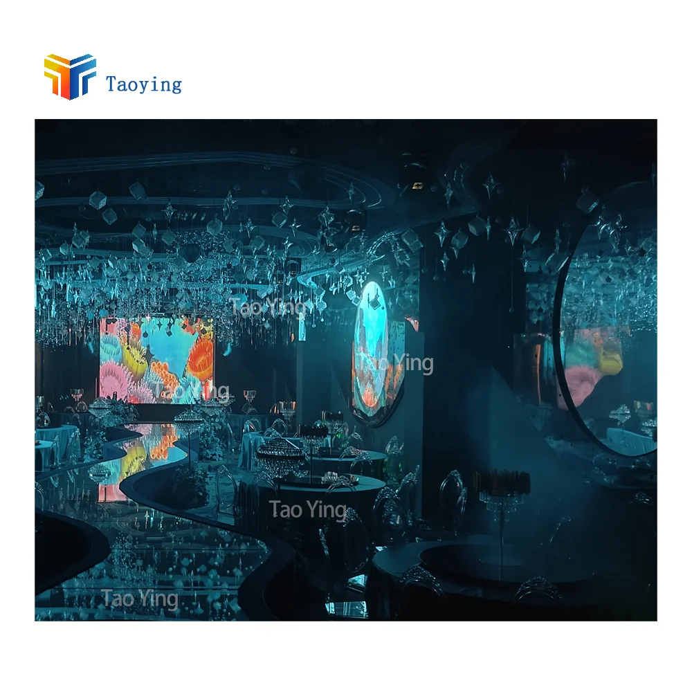 Exhibition Hall Advertising Image Holographic Banquet Hall Restaurant Holographic Projection 3D Hologram Led Fan Projector