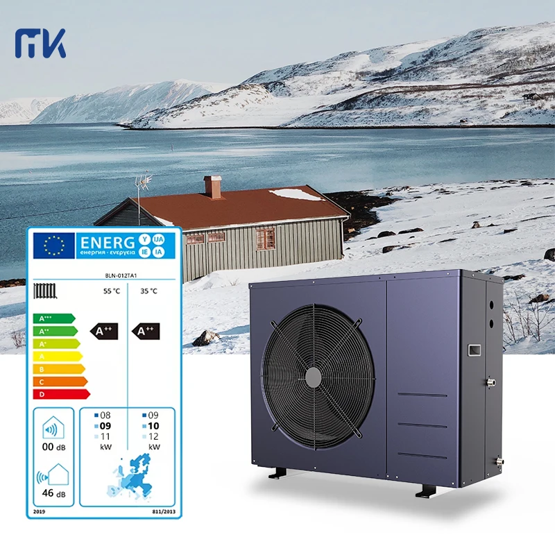 New Design 10KW 12KW 380V Air To Water Heat Pump Heat Inverter Pump Co2 Heat Pump