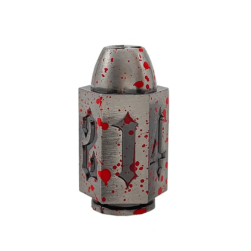 New Wave Wholesale Creative Personality D6 Bullet RPG Metal Dice for DND Games