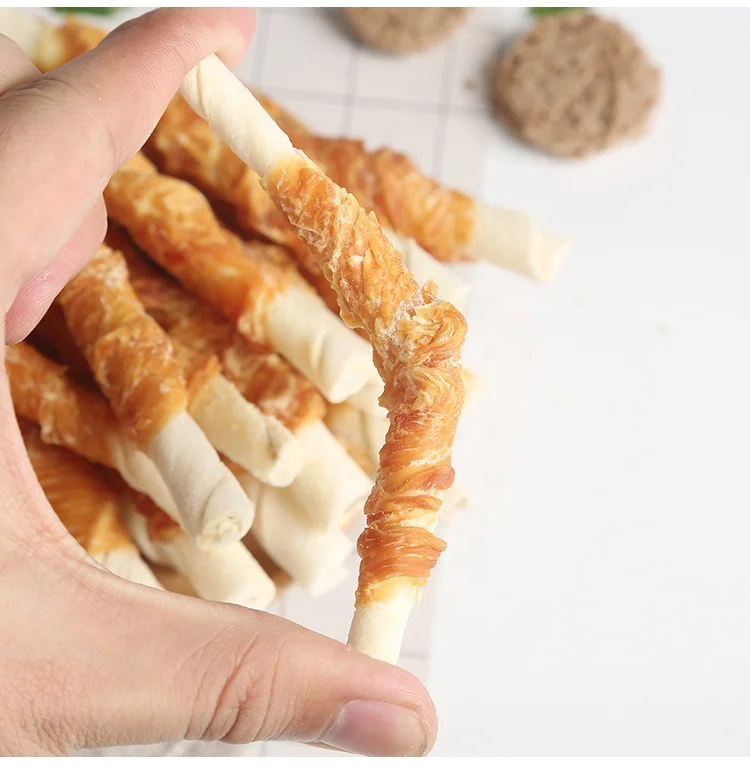 Pet Food Supplier Custom Wholesale High Quality Dog Chew Rawhide Dog Snacks Molar Stick