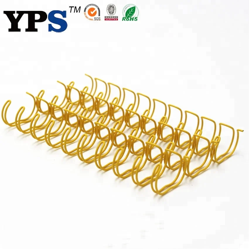 Versatile High Quality Aluminum Spiral Wire O Double Loop Wire Golden