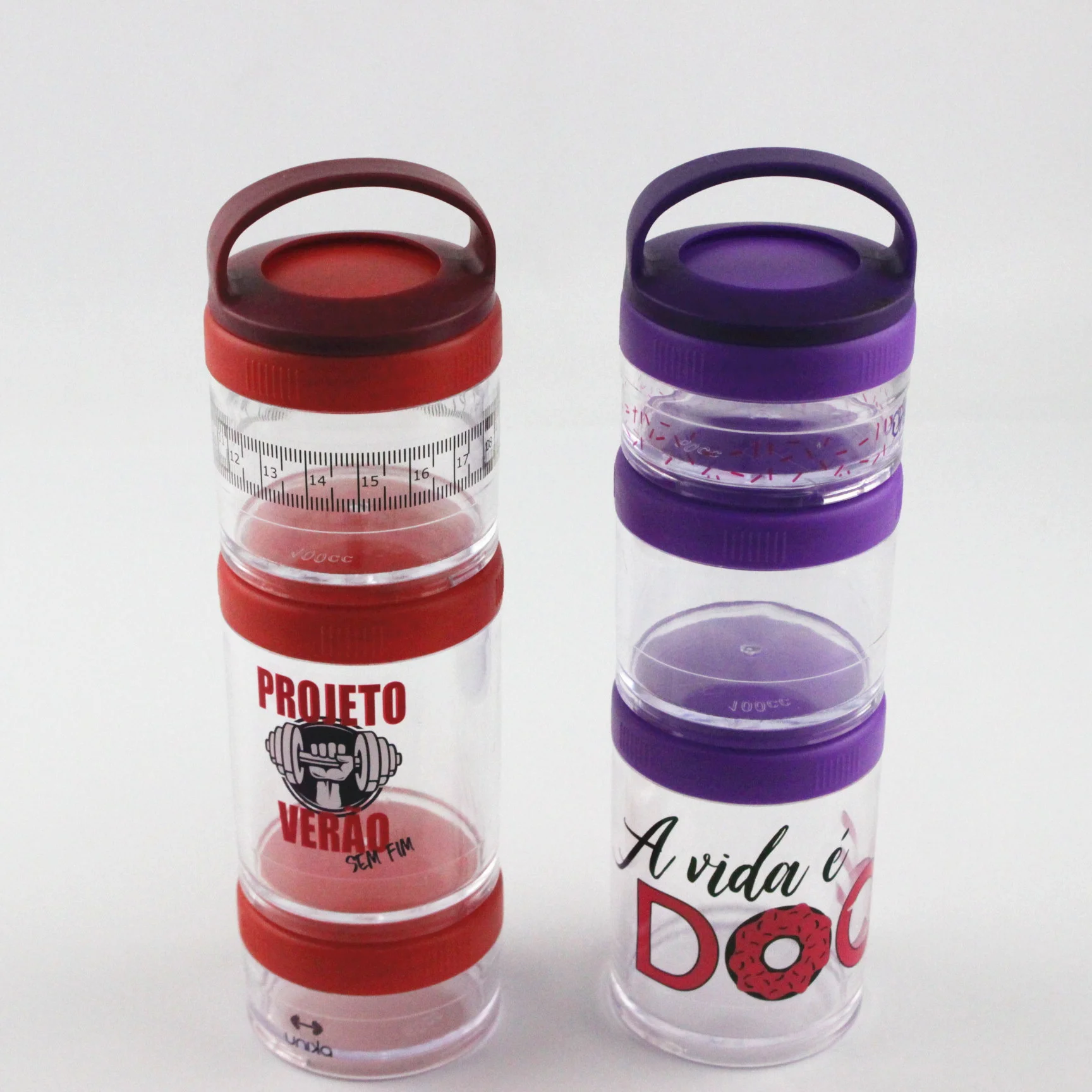 Stack Protein powder container Lock Storage Jars