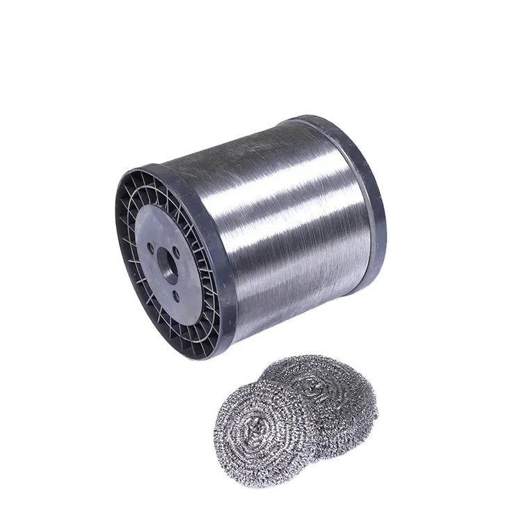 automatic scourer stainless spiral  wire ball kitchen cleaning scourer ball