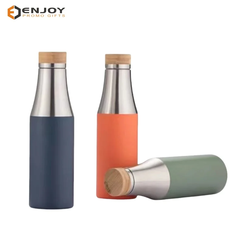 Wholesale hot bamboo cover 304 stainless steel large capacity water cup