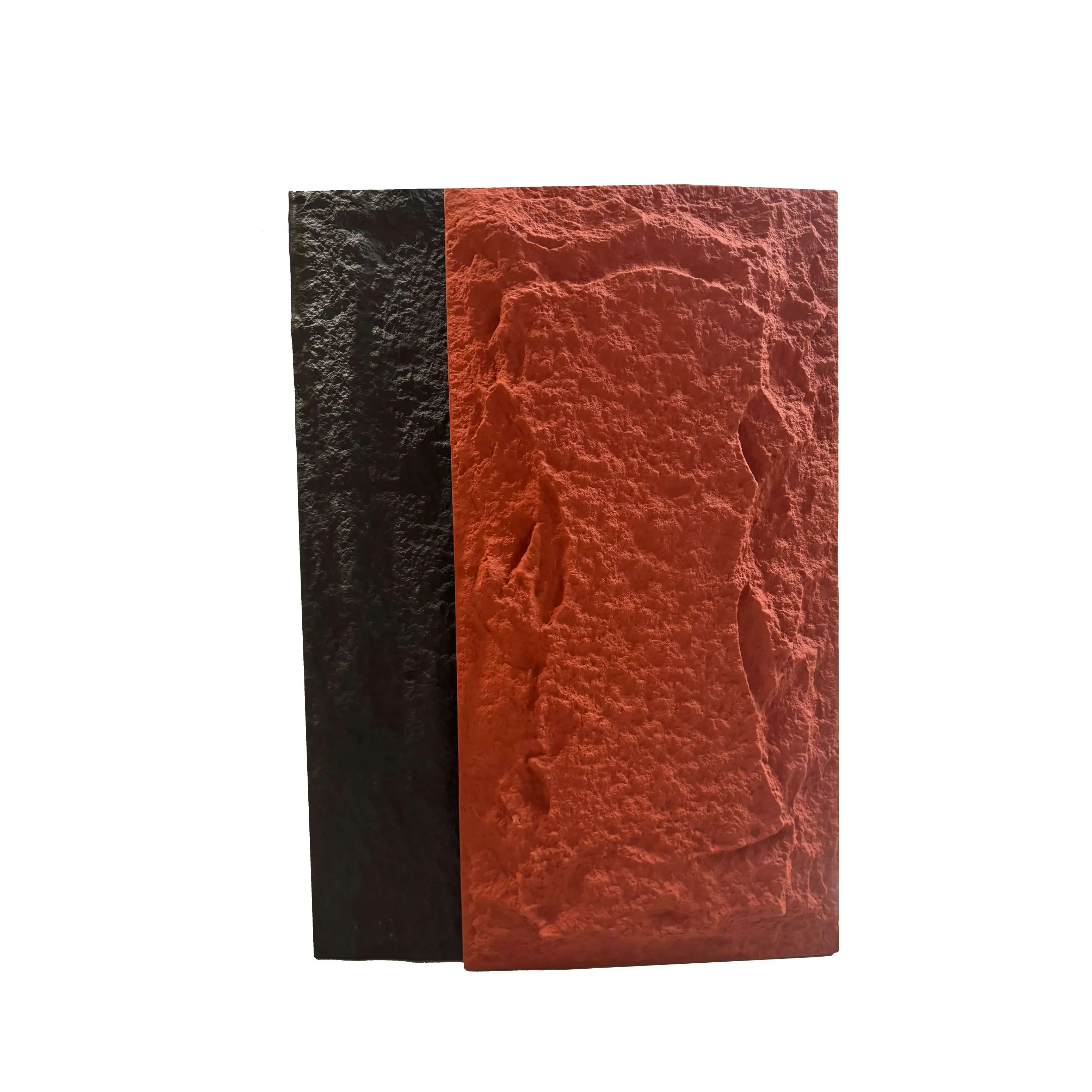 shandong modern 3d fortress pu stone wall panels exterior panels indoor house usage pu stone wall boards for wall decoration