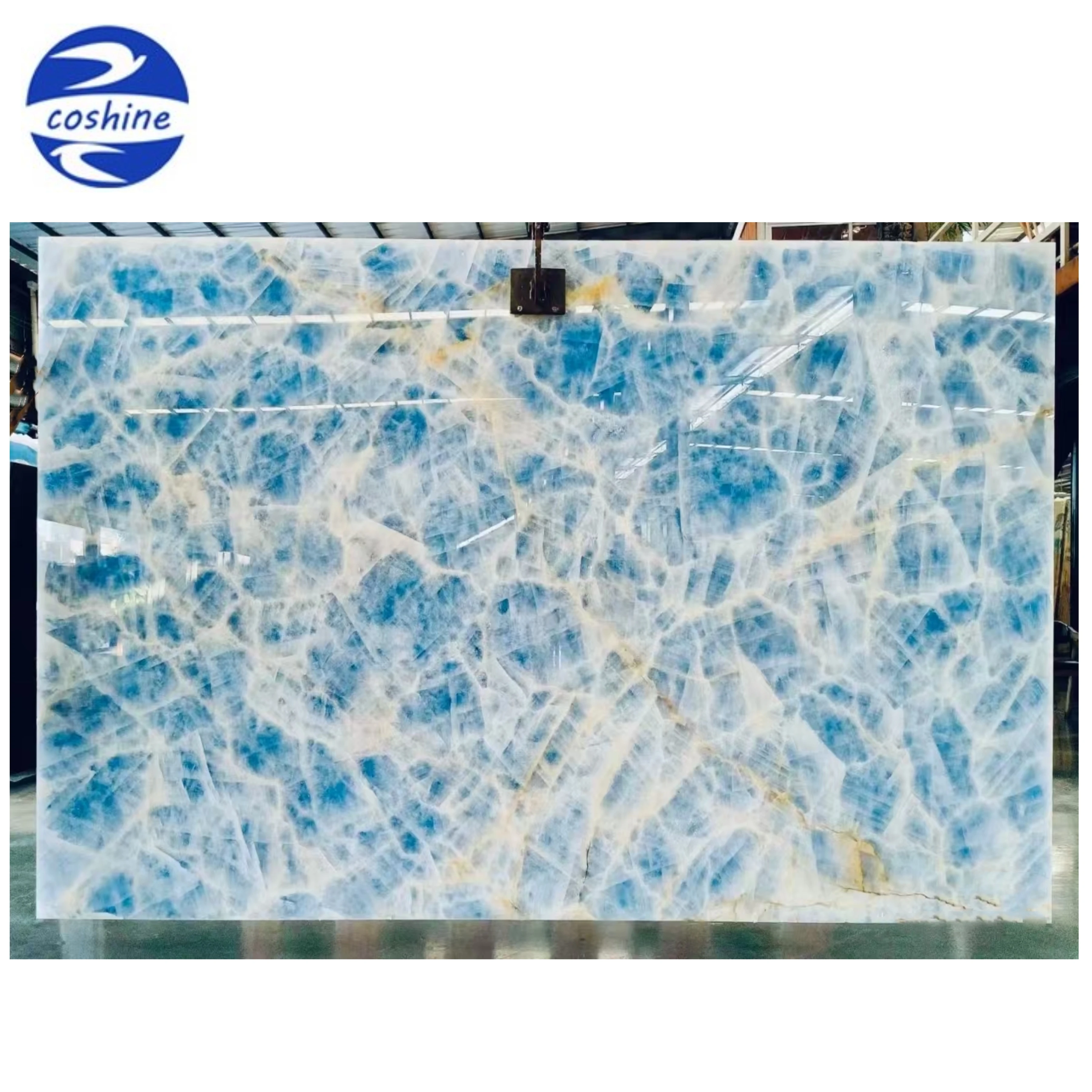 Interior Design Onyx Stone Price Backlit Golden Sky Blue Natural Precious Marble Jade Slab Onice For Flooring Tiles Countertop