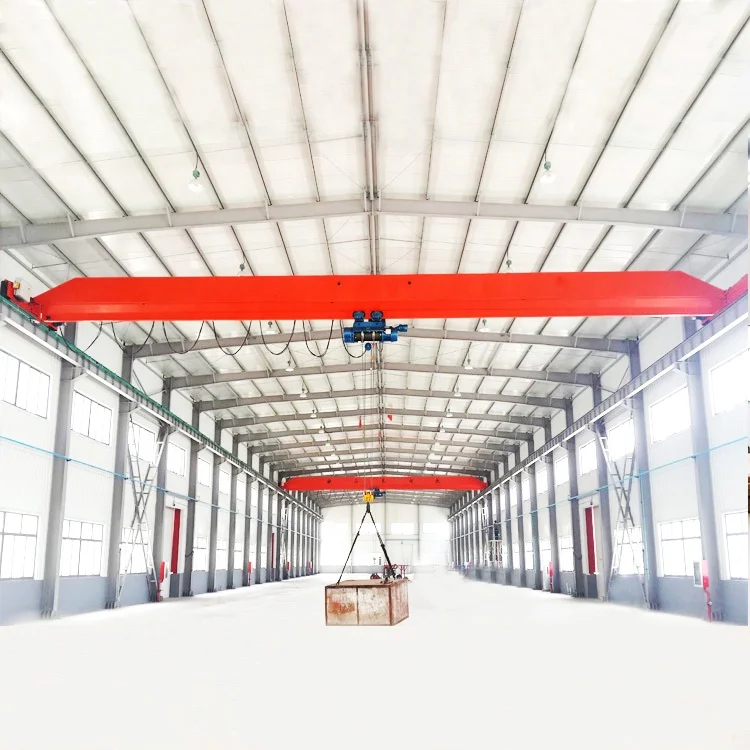 Customized LDA 10ton-10.5m Single Girder Overhead Crane With Chain Electric Hoist