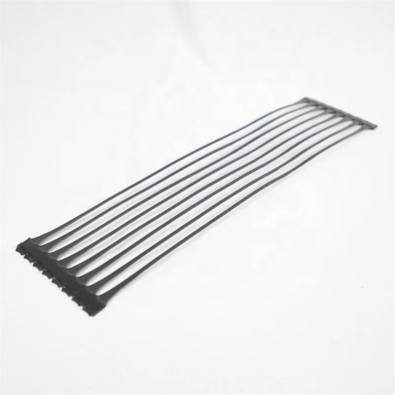 Good Quality Fiber Glass  Geogrid for Road Construction Factory Price Plastic Soft Black Horizontal Packing Color Origin