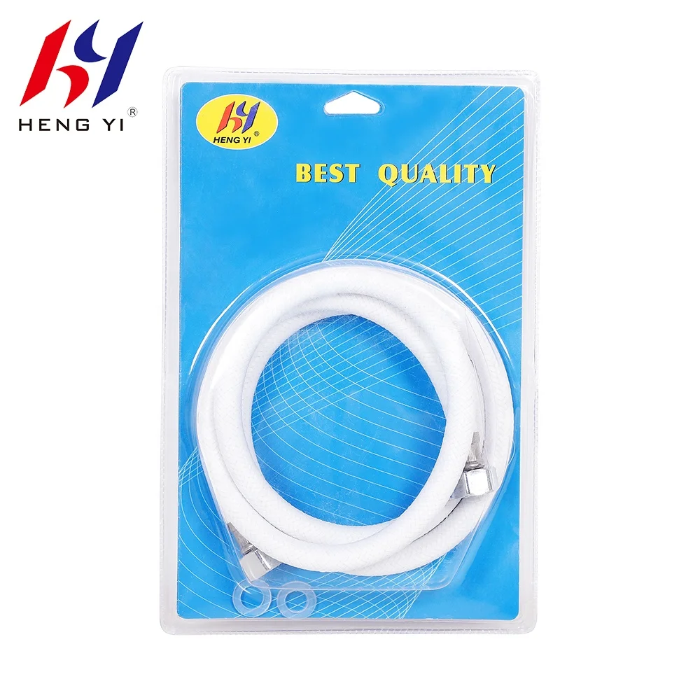 Flexible and convenient pvc coated shower head attachment hose bidet hose shower