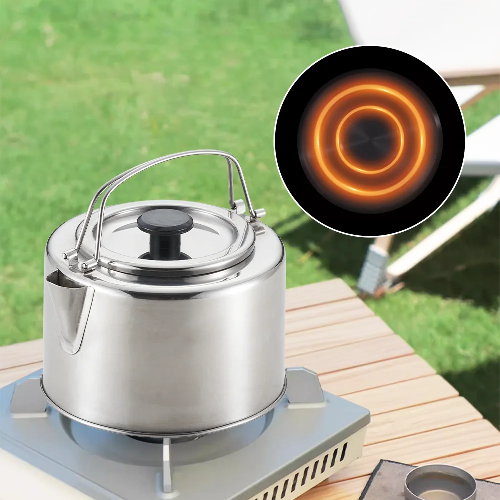 Hot Sale Stainless Steel Tea Pot Outdoor Kettle Travel Water Kettle