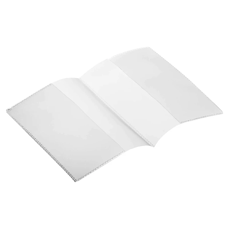 Clear PVC Plastic Waterproof Business Card Holder Transparent Travel Passport Credit Card Holder
