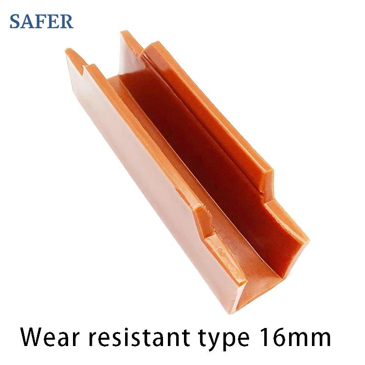 Mitsubishi 10mm Elevator Guide Shoe Busher Lining Rail Guide Shoe 120*16mm 9mm