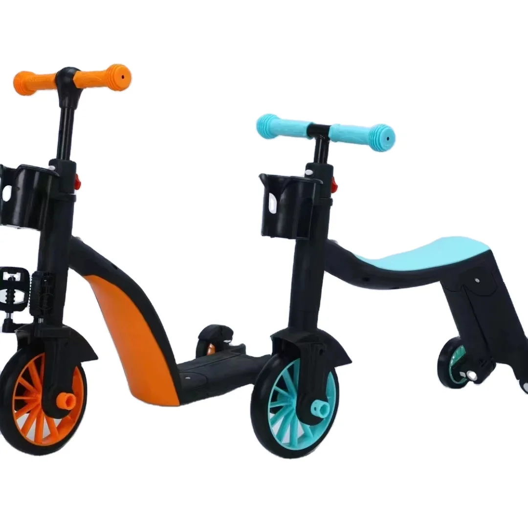 RHS-SCT81  Factory price 3 WHEEL LED KIDS SCOOTER with low price