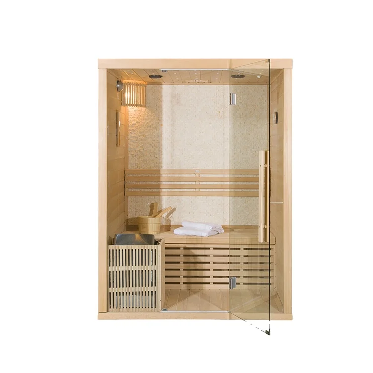3 persons hemlock material wood steam sauna room wholesale