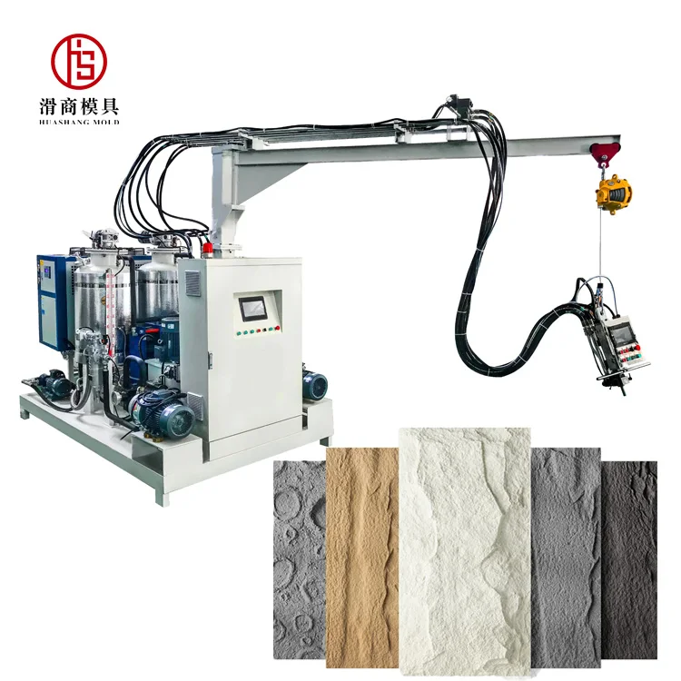 Manufacture PU Stone Wall Panel Foam Automatic PU Continuous Foam Machine Production Line Polyurethane Foam Making Machine