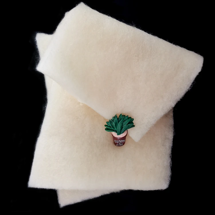 100% soybean fiber batting/wadding/padding/felt quilt mattress microfiber filling material