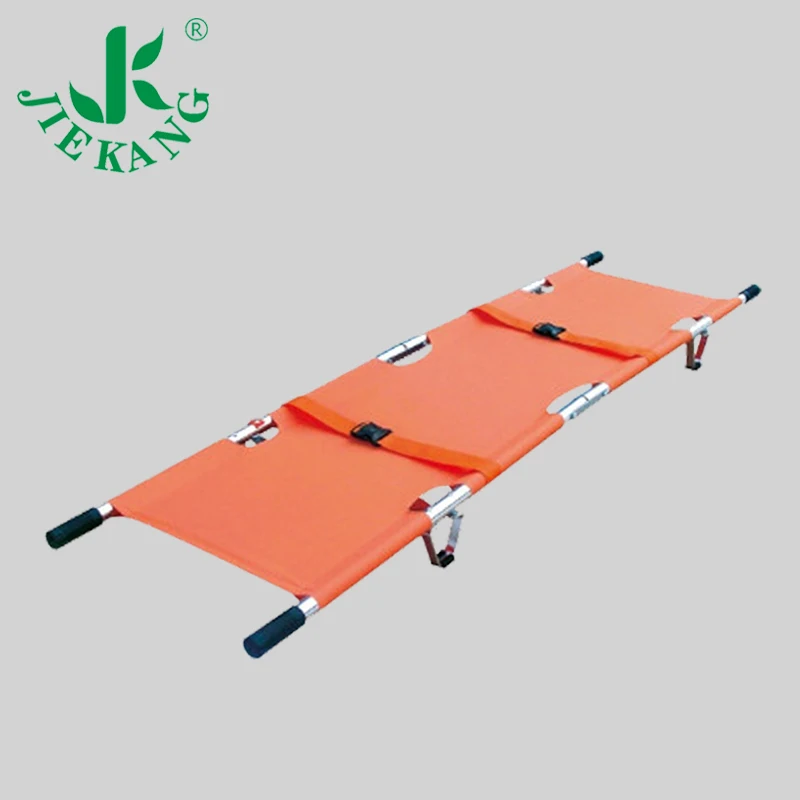 Wholesale Durable Aluminum Alloy Oxford Fabric Medical First Aid Folding Stretcher