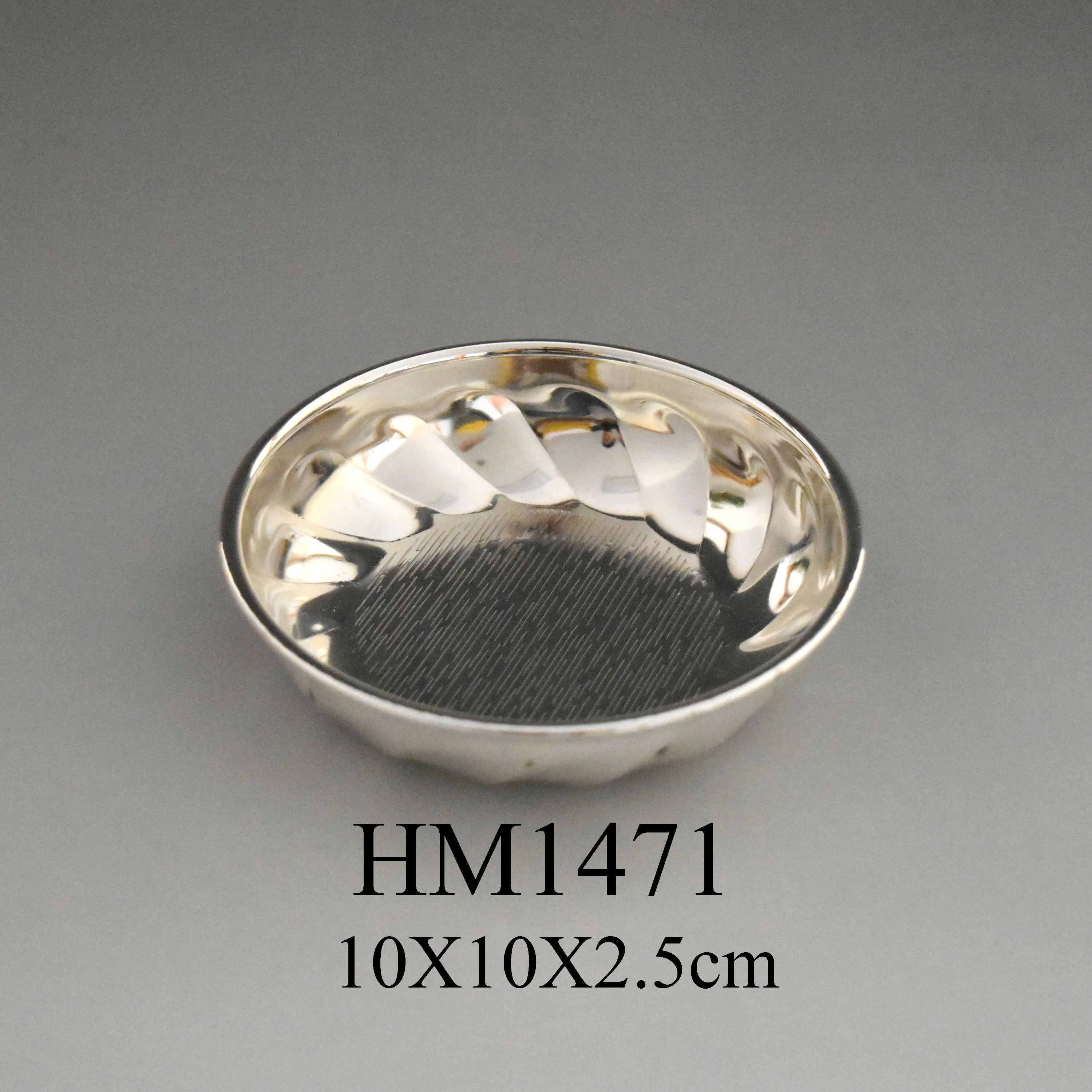 Diwali Gifts for Family Metal Candy Bowl Silver Plated Chocolate Bowl For Employees