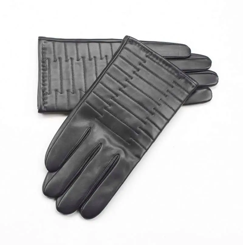 Professional factory directly supply genuine leather gloves winter fashion