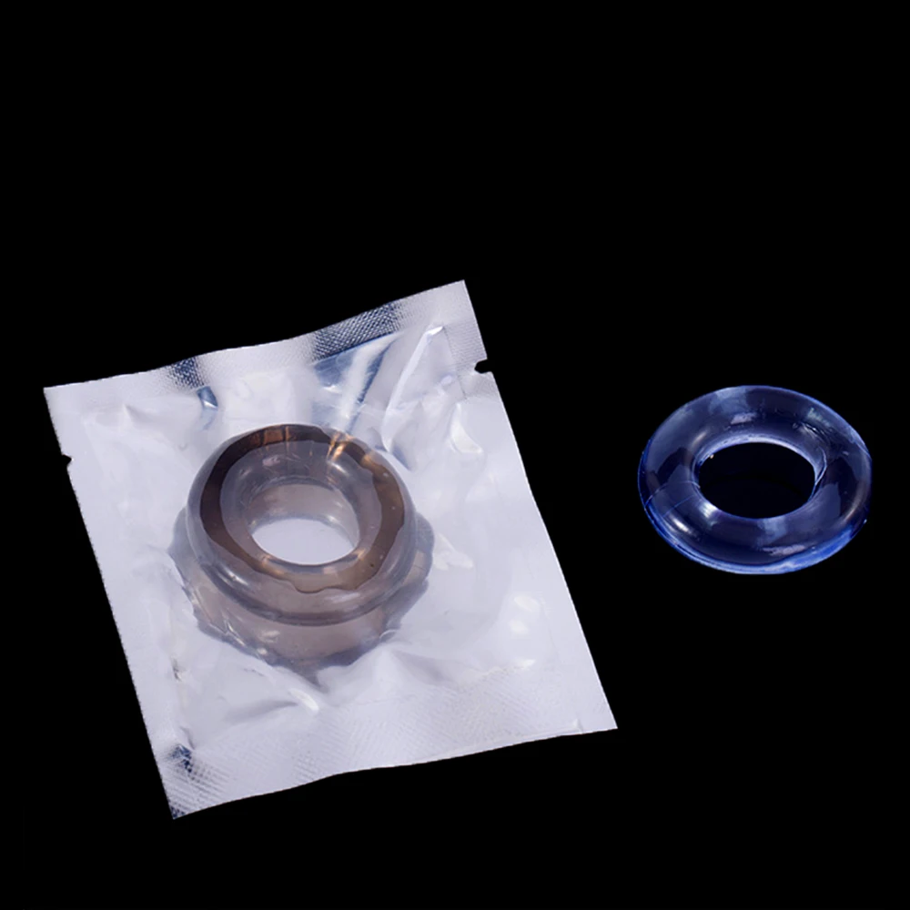 
Cheapest Price Medical TPE Soft Rubber Stretchy Penis Big Size Boys Gay Cock Ring 