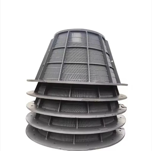 stainless steel wedge wire cone filter sieve slot screen basket coal centrifuge basket for Mining processing