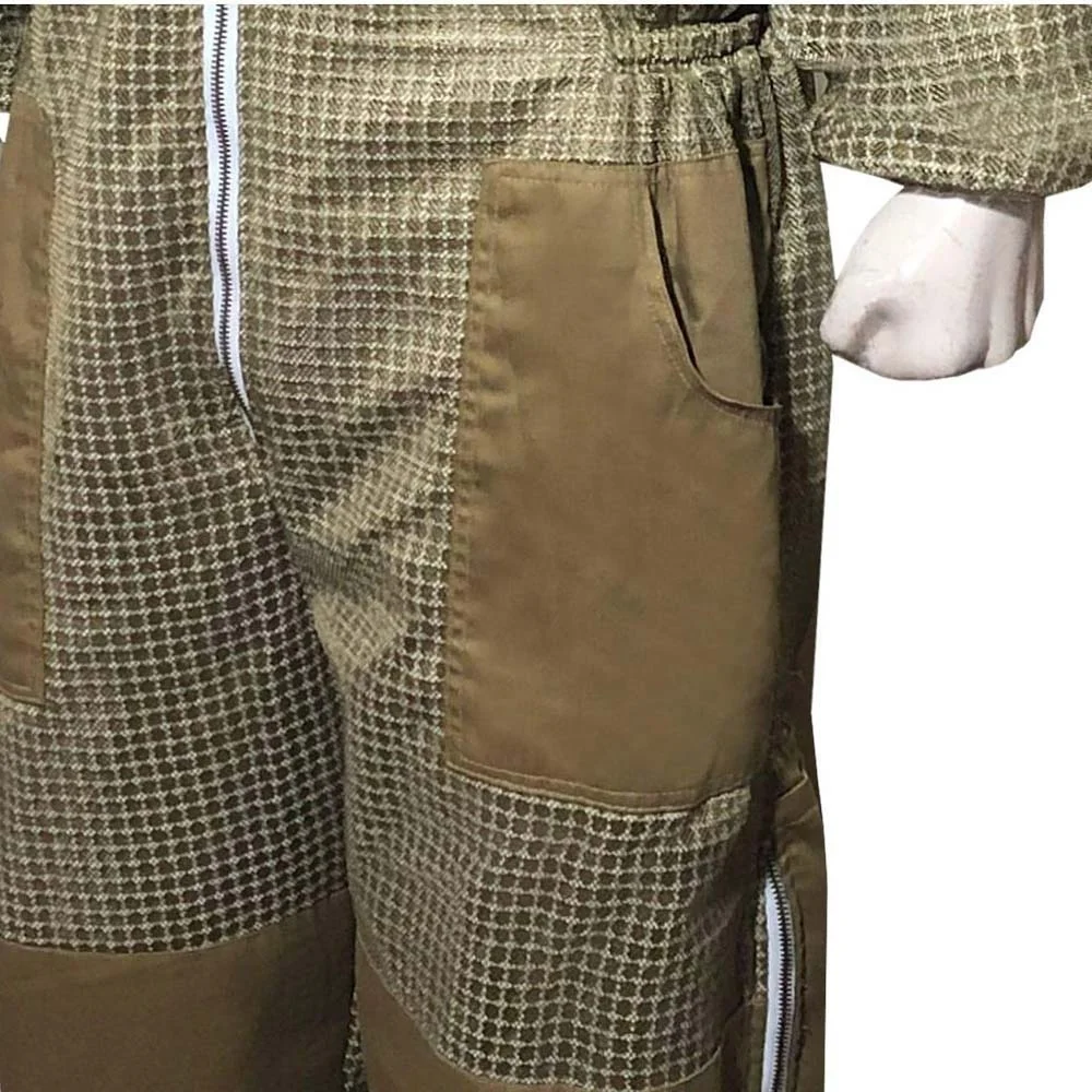 hot selling custom made beekeeping ventilated mesh 3 layer bee suit