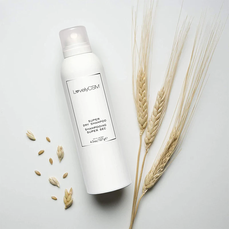 Оптовая продажа oem odm obm сухой шампунь порошок спрей натуральный объем кокосовое масло объемный сухой шампунь для жирных волос