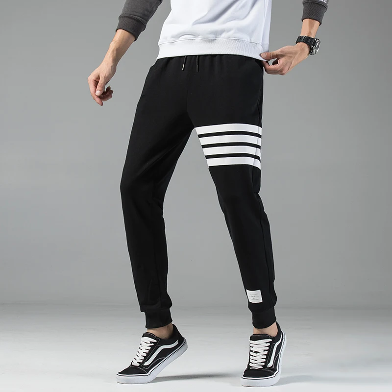 Wholesale hip hop style custom your own gym logo sweatpants jogger pants for men