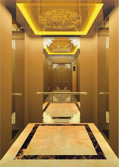 luxury decoration cabin office Customized differentiated passenger elevator for 6 person