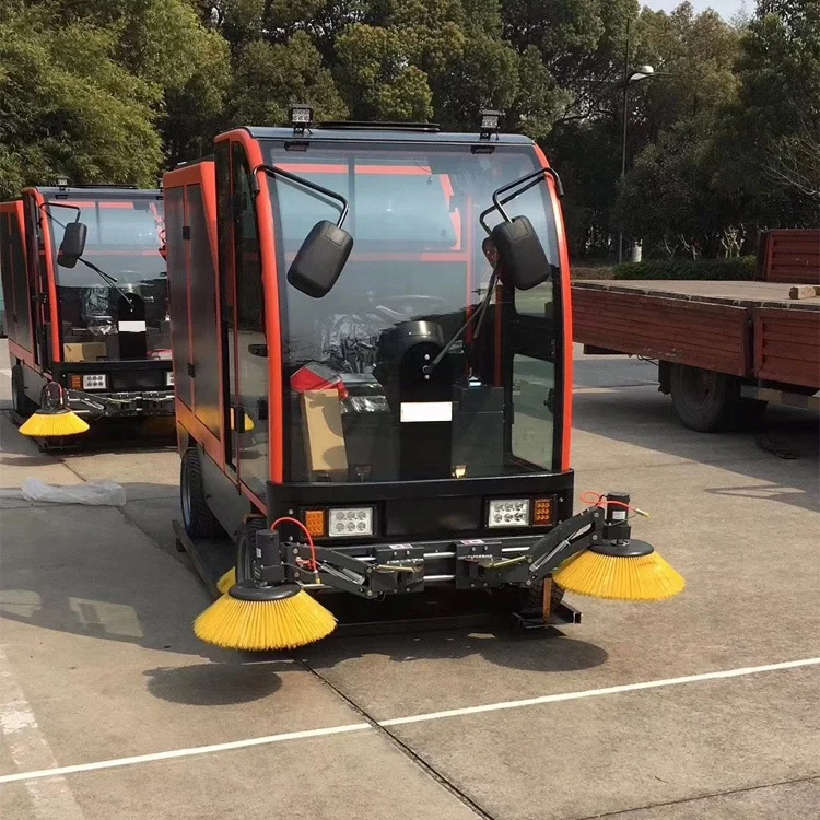 
PB2100 all closed battery powered Road Sweeper 