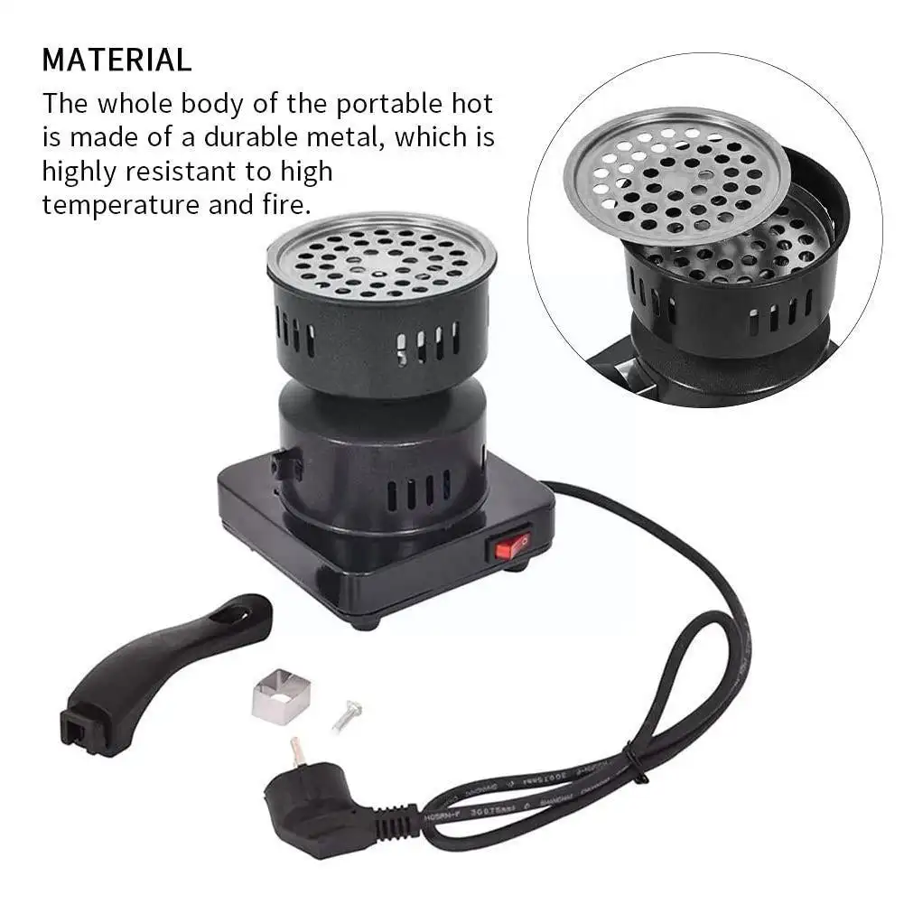 Multipurpose Charcoal coal Burner Hot Plate Electric Stove Charcoal Burner Eu Plug Multipurpose Charcoal Starter Electric Hookah