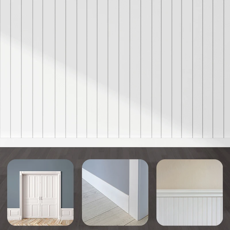 Wooden moldings white primer decoration high quality mould indoor decorative mdf mouldings S4S