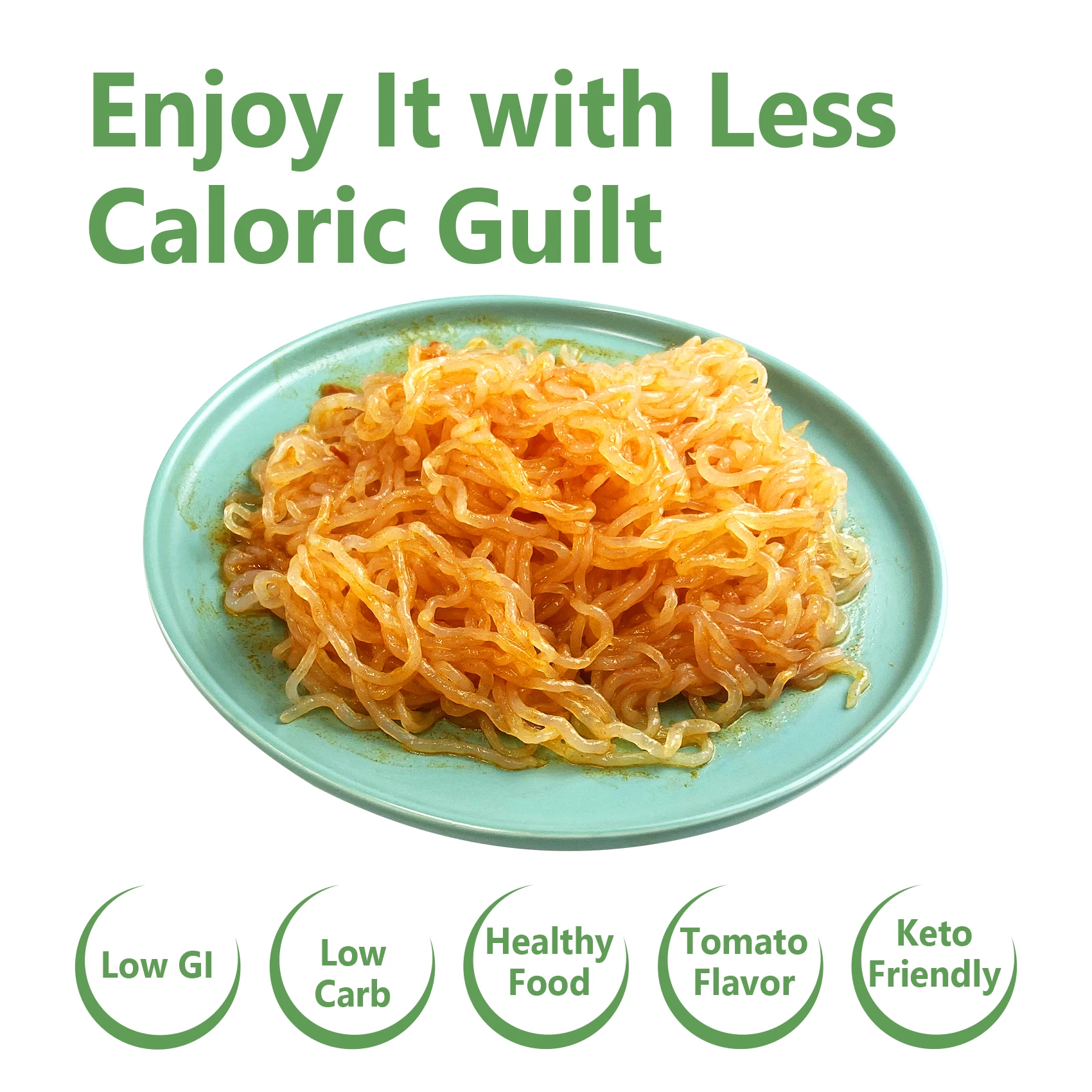 Wholesale Halal Konjac Halal Tomato Noodles Soup Low Calorie Healthy Food Noodle Keto Food Konjac