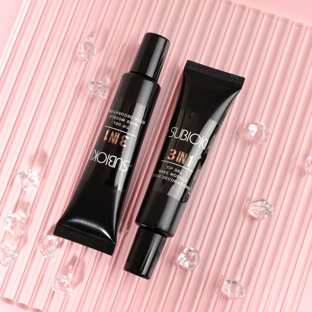 OEM Super Strong Hose Design Diamond Rhinestone LED Gel Nail Glue Adhesive Nail Decorations