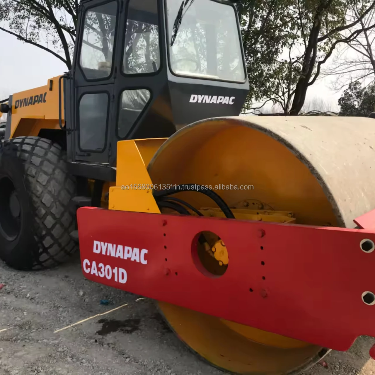 Used Road Roller Dynapac CA25 CA301D for Sale Single Double Drum Roller Second Hand Germany Brand