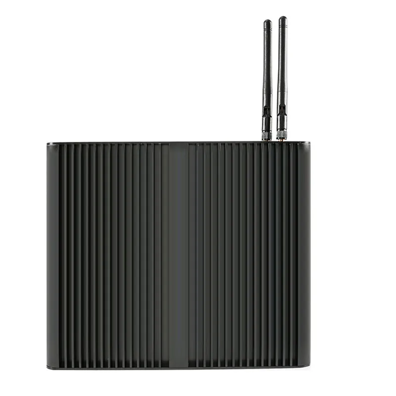 10th Generation Intel Core i7 10510U Industrial PC, Fanless PC With Rich IO: HD-MI DP Dual DDR4 USB3.0 Aluminum Case 4K Display