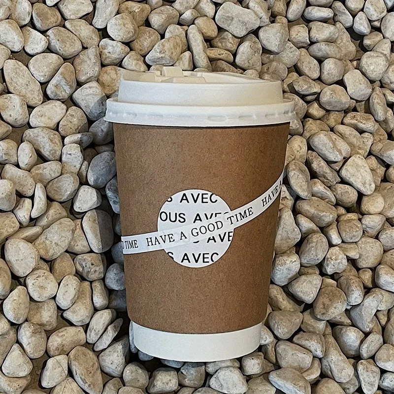Paper Cups For Coffee With Logo And Lid Cover