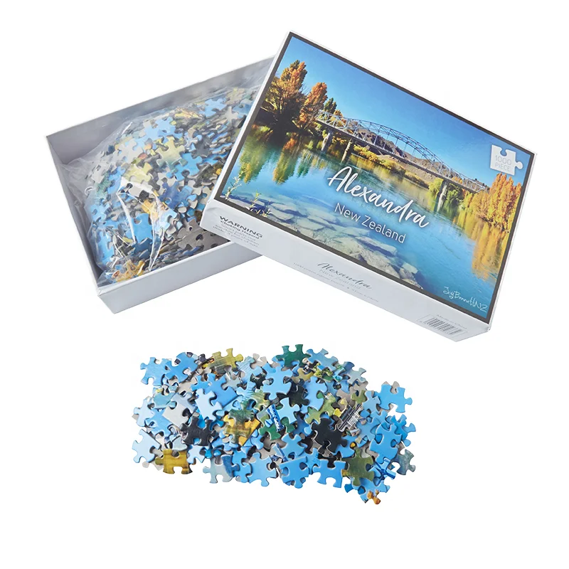 Hot sale Custom Made Puzzle 500 1000 4000 5000 Pieces Jigsaw Puzzles For Adult