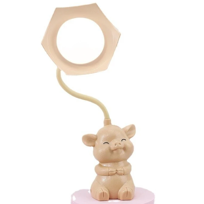 Cute Animal Multifunction usb Touch switch reading led table lamp Children desk lamp Home Decoration Rechargeable Living Room