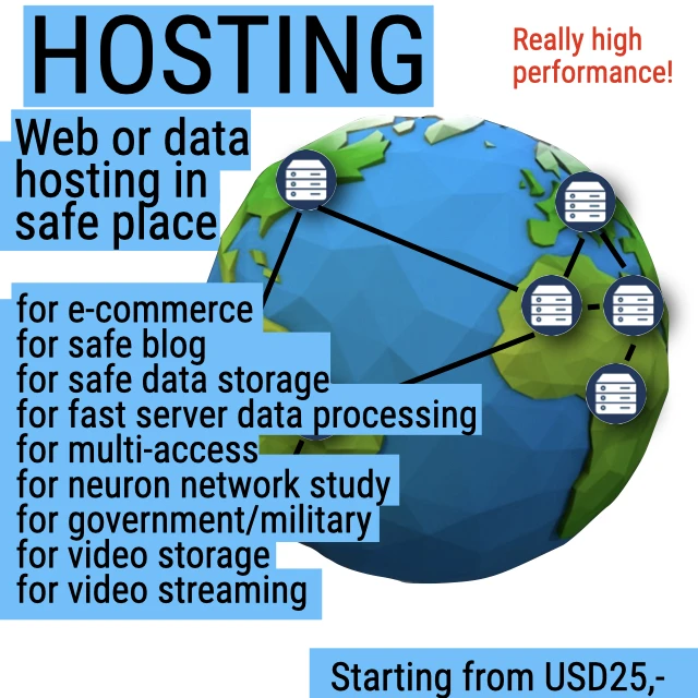 
Web hosting in safe place 
