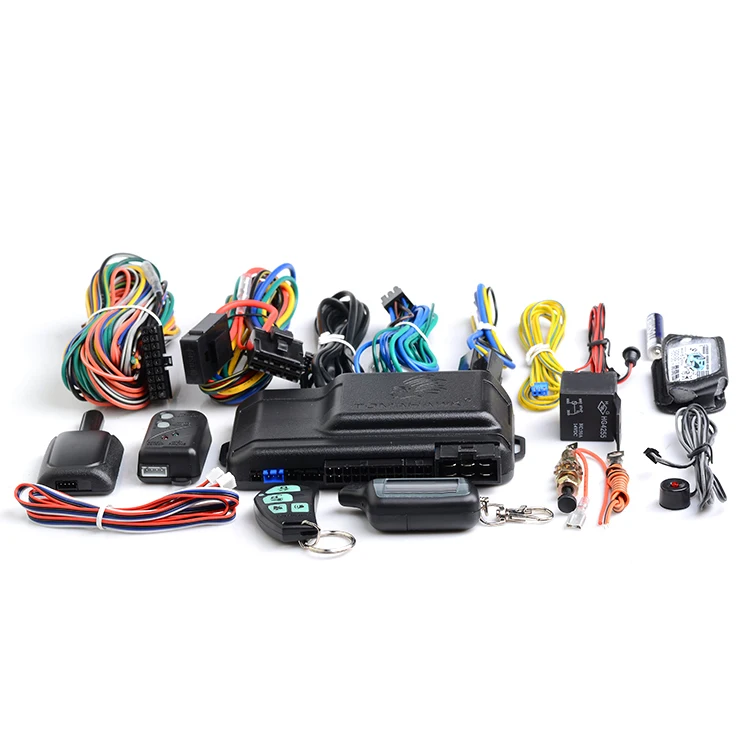 Hot Sale Two Way Car Alarm System Smart LCD Remote Control Central Locking Car Alarm in South America