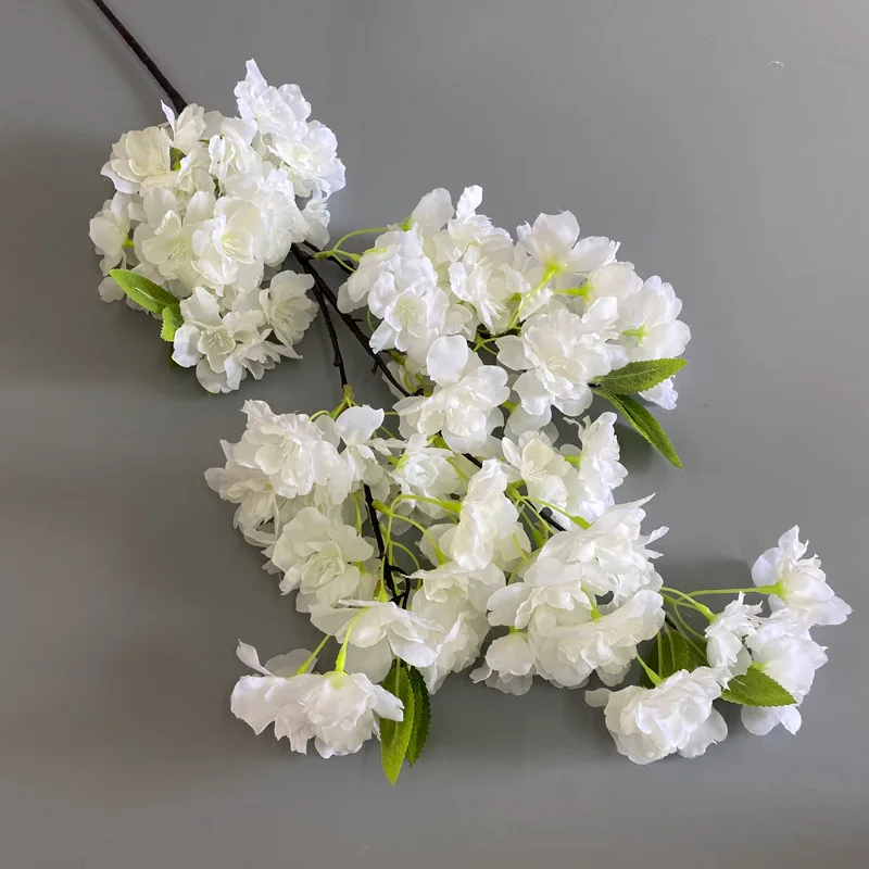 Artificial Cherry Blossom Flowers for Wedding for Cherry Tree Silk Real Touch Artificial Flowers Loose Flowers