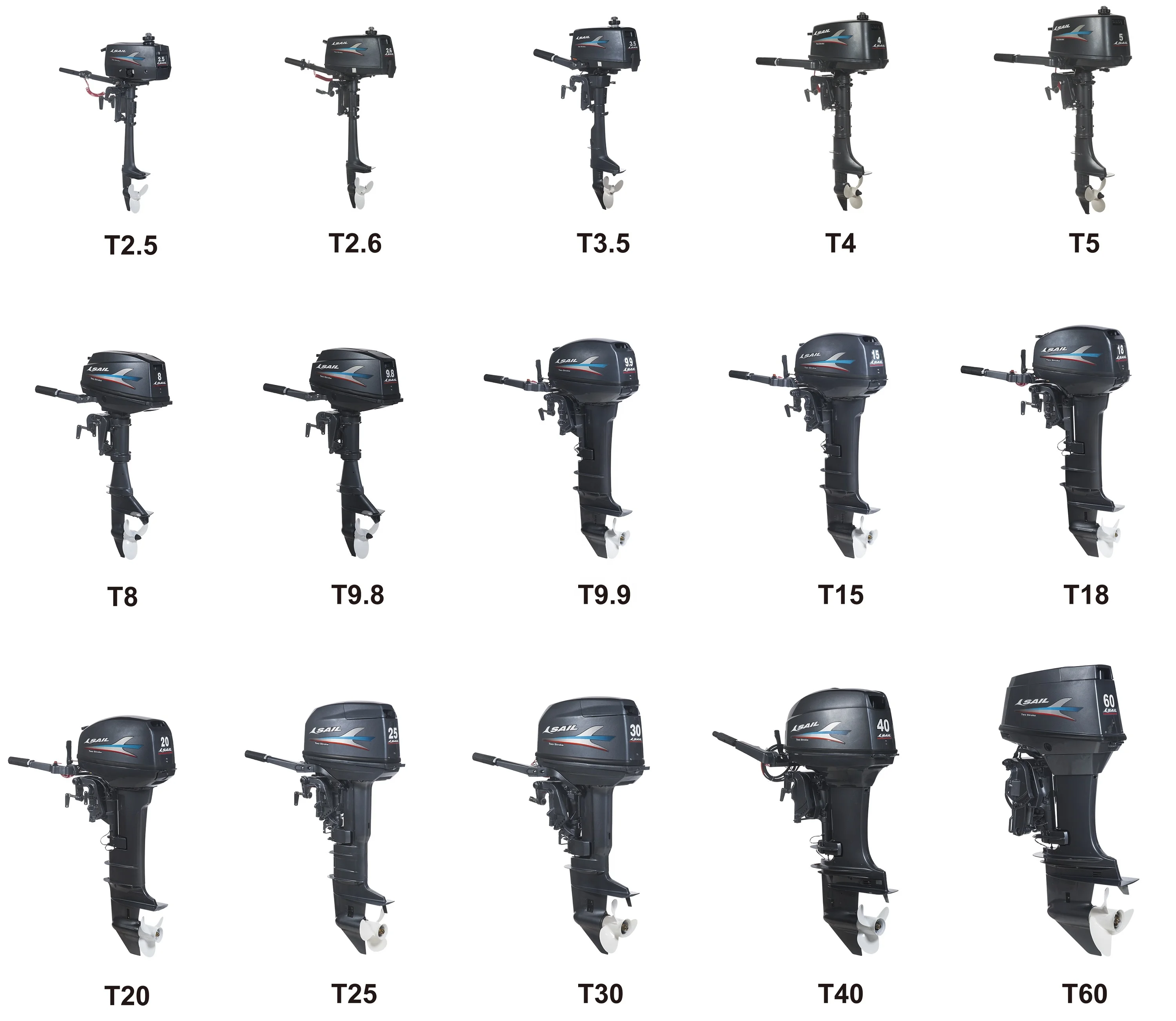 SAIL marine outboard engine 2.5hp/4hp/5hp/6hp/8hp/9.8hp/9.9hp/15hp/20hp/25hp/30hp/40hp/50hp/60hp