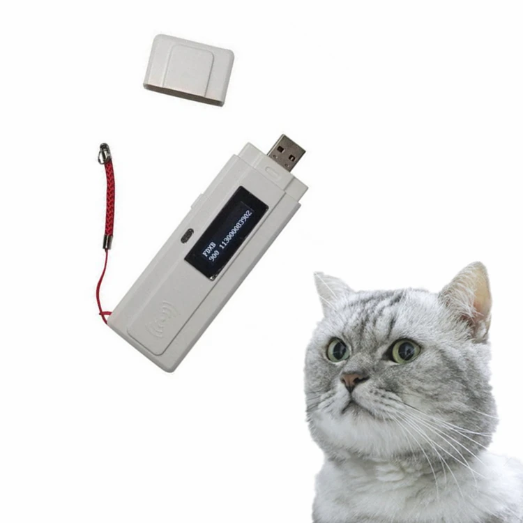 Оптовая продажа карманный Считыватель RFID маленького размера сканер микрочипа животных для идентификации и отслеживания