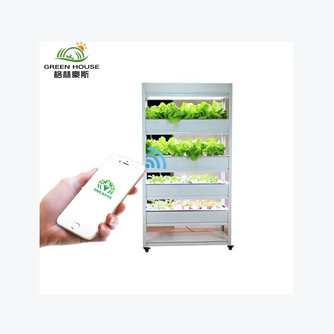 Качественные вертикальные гидропонные системы полного выращивания Skyplant Aquaponics